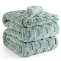 Bedsure Fleece Queen Blanket For Couch - Super Soft Cozy Blankets For Women, Cute Small Blanket For Girls, 90X90 Inches,Sage Gre