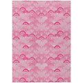 Addison Rugs Surfside Asr32 Pink 8' X 10' Indoor Outdoor Area Rug, Easy Clean, Machine Washable, Non Shedding, Bedroom, Living Room, Dining Room, Kitchen, Patio Rug