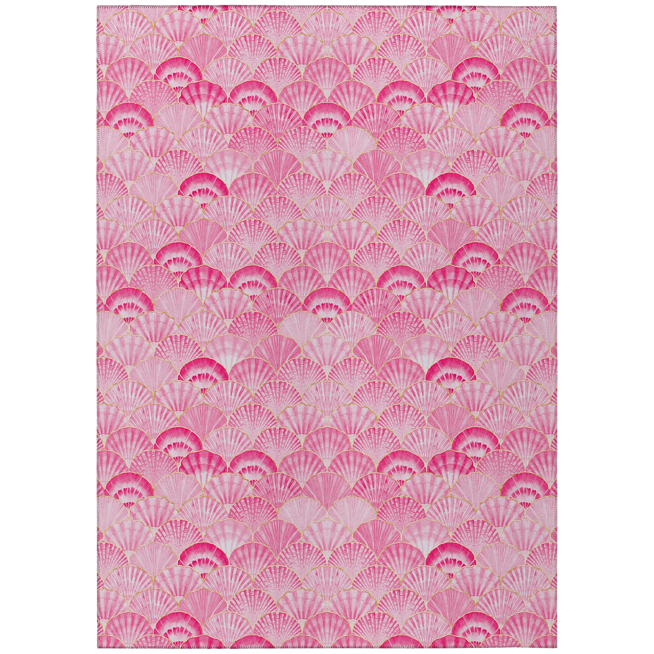 Addison Rugs Surfside Asr32 Pink 3' X 5' Indoor Outdoor Area Rug, Easy Clean, Machine Washable, Non Shedding, Bedroom, Living Room, Dining Room, Kitchen, Patio Rug