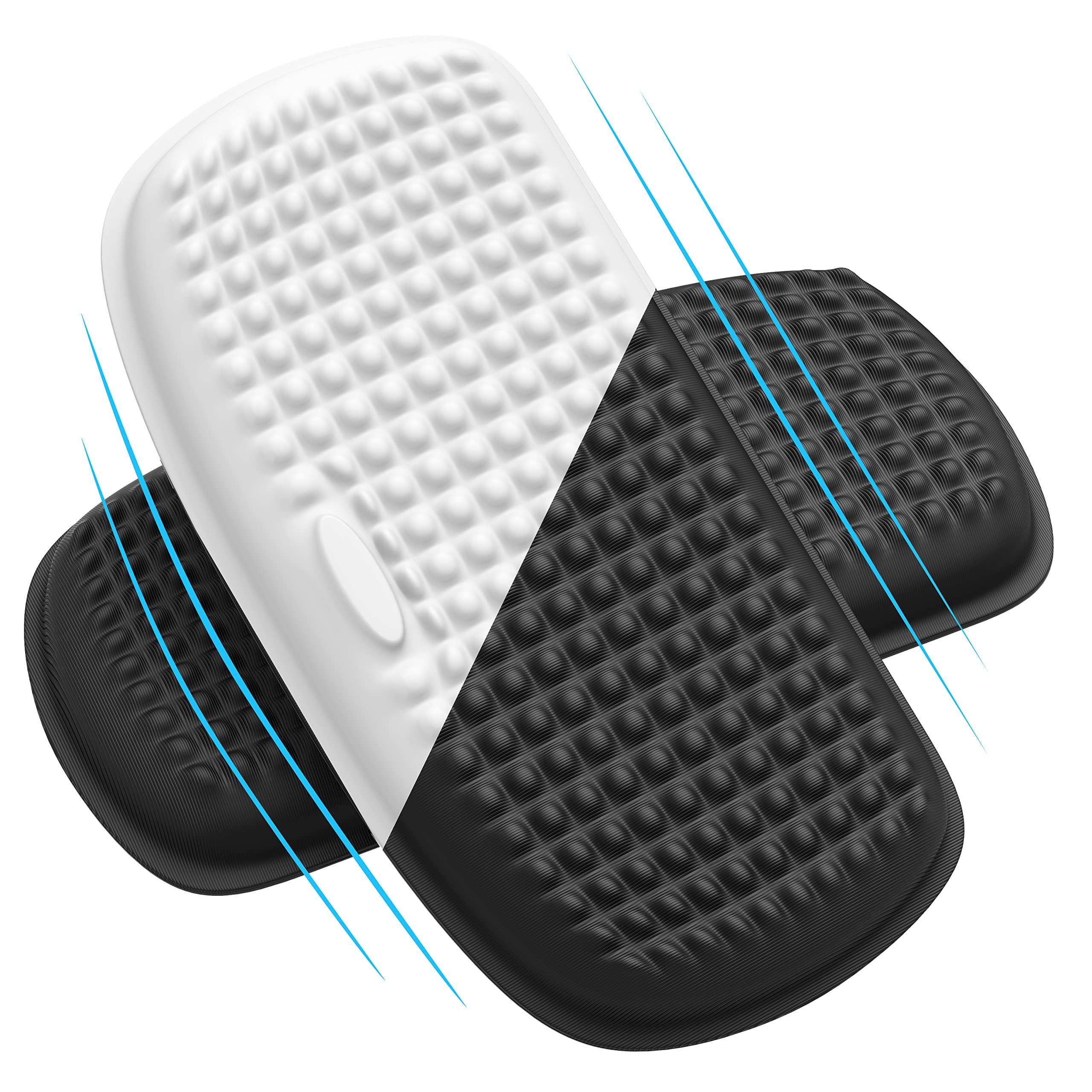 Mekass Elbow Rest Pads For Desk, Large Size Elbow Pads With Soft Memory Foam And Non-Slip Silicone Base, Armrest Pad Wrist Rest