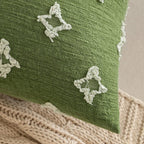 Miulee Set Of 2 Decorative Throw Pillow Covers Rhombic Jacquard Pillowcase Soft Square Cushion Case For Summer Couch Sofa Bed Bedroom Living Room, 20X20 Inch, Moss Green