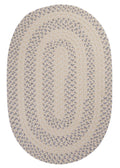 Elmwood Round Area Rug, 4-Feet, Stonewash