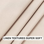 Dwcn Valance Curtains For Living Room, Kitchen Valance Solid Short Topper - Beige Basement Curtain For Window, 1 Panel, 36 X 16