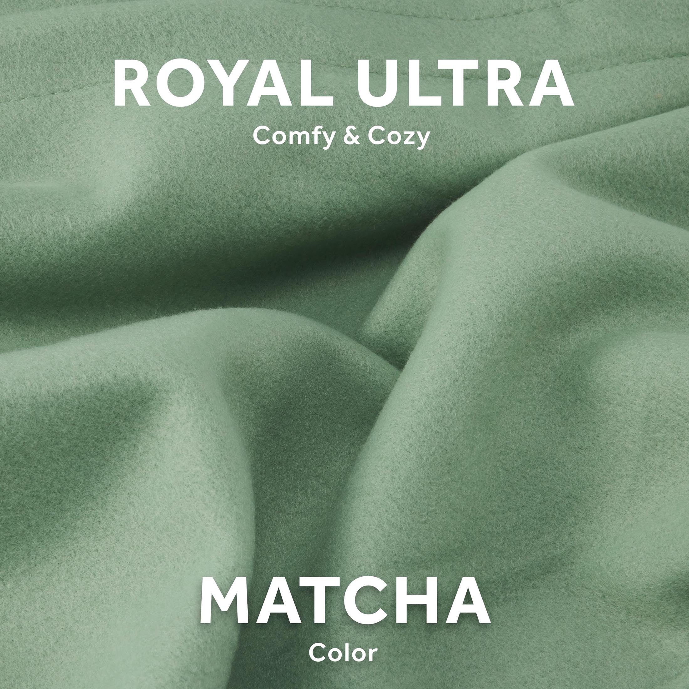 Sunbeam Royal Ultra Fleece Heated Electric Blanket Queen Size, 90' X 84', 12 Heat Settings, 12-Hour Selectable Auto Shut-Off, Fast Heating, Machine Washable, Warm And Cozy, Matcha