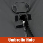 Tohonfoo Square Patio Table Cover With Umbrella Hole - 60'' L X 60'' W X 23'' H (Cover Size