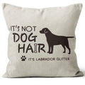 M-Qizi Labrador Dog Pillow Covers, Linen Labrador Pillow Cover 18X18, Labrador Retriever Gifts, Black Lab Gifts, Chocolate Lab G