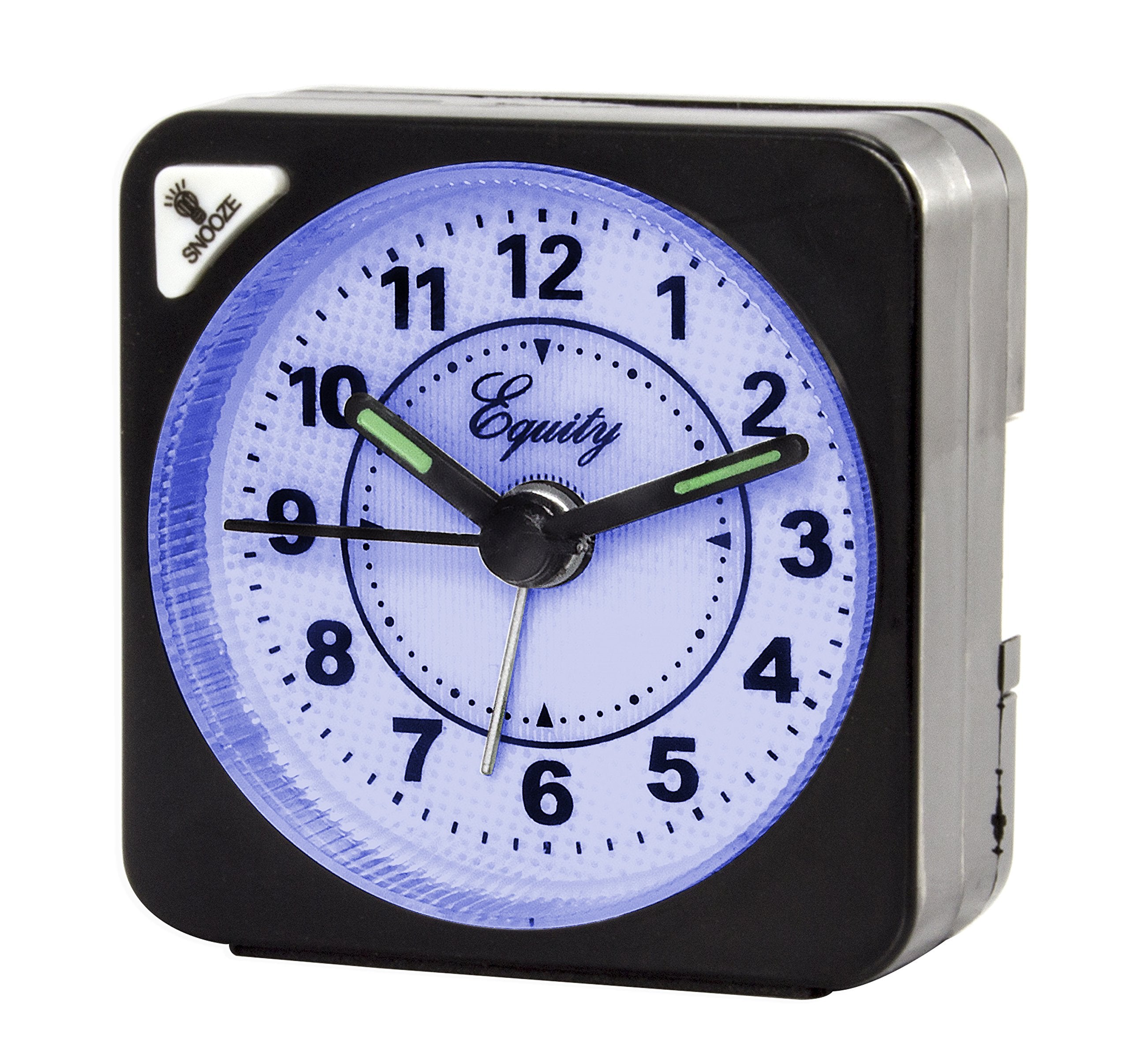 Equity By La Crosse Black Quartz Travel Alarm Clock, 1 Count (Pack Of 1)