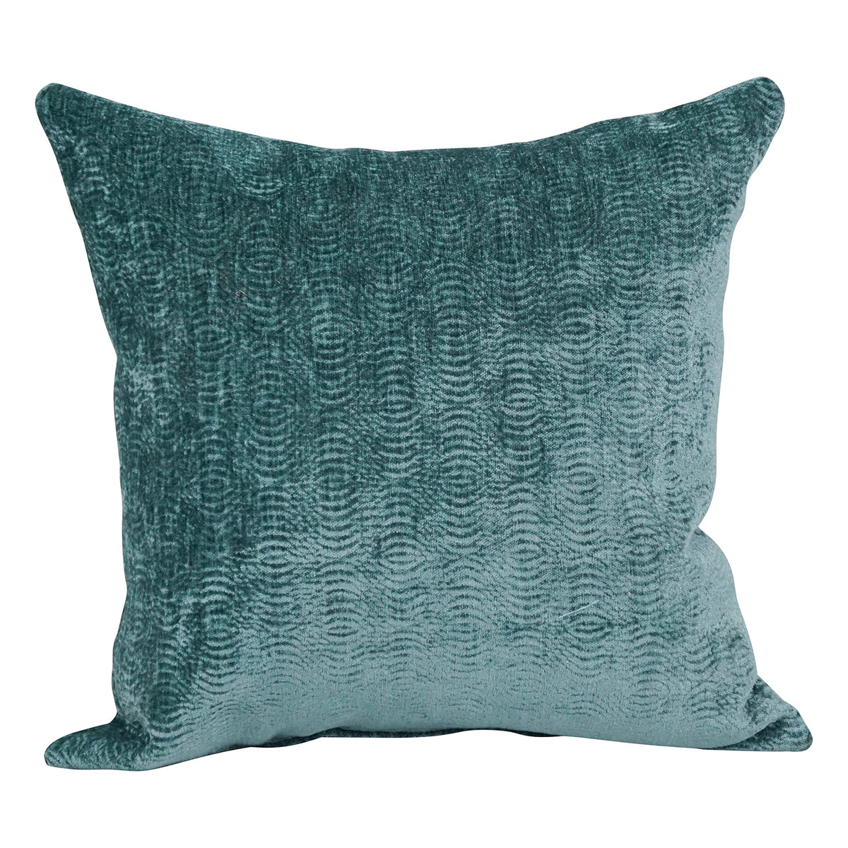 Blazing Needles Square Polyester Jacquard Throw Pillow, 17&quot;, Reverber Lagoon