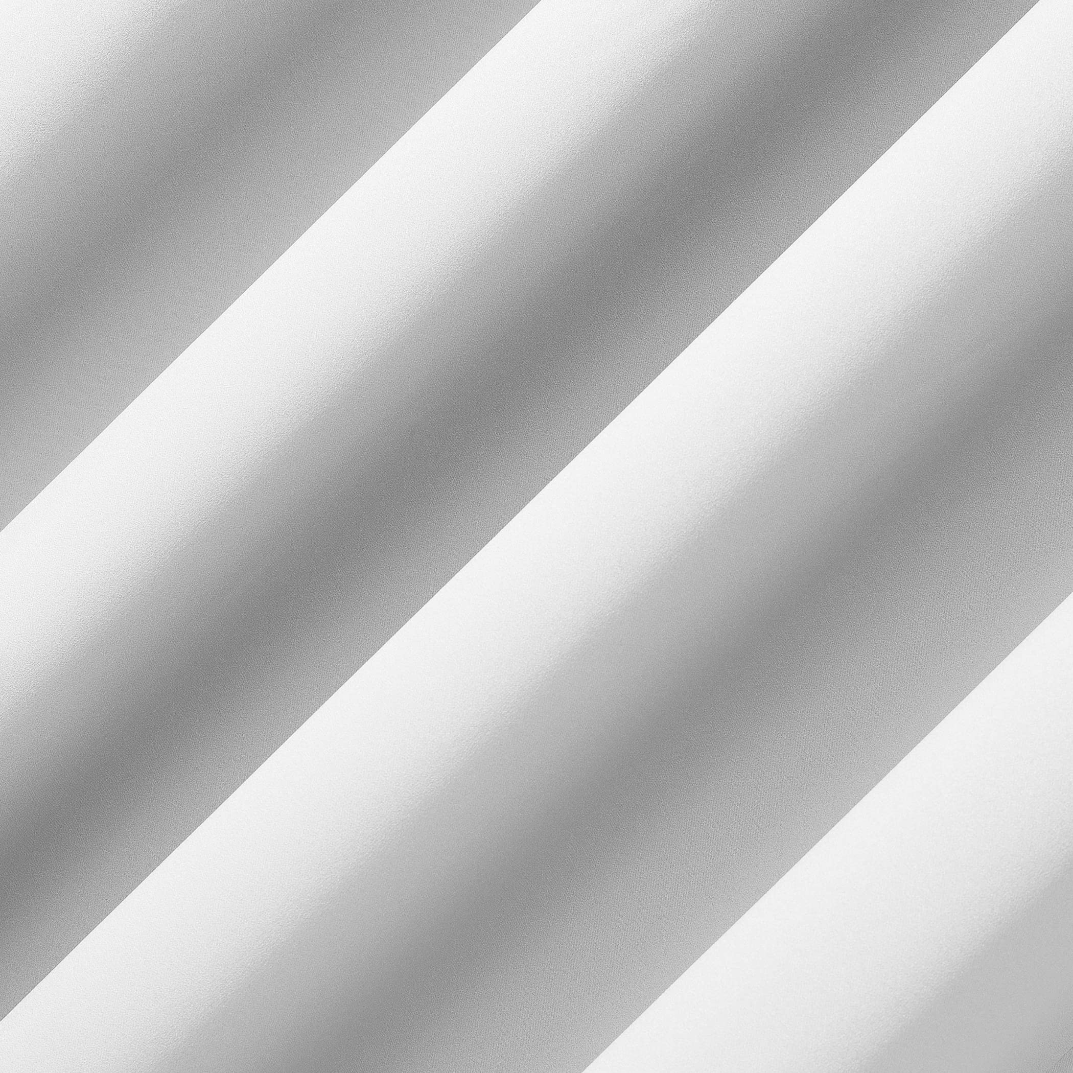 Sun Zero Nordic 2-Pack Theater Grade Noise Reducing Extreme 100% Blackout Grommet Curtain Panel Pair, 52' X 63, White