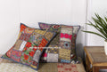 Ravaiyaa  Attitude Is Everything Home Decor Khambadiya Cotton Cushion Cover Handmade Patchwork Pillow Case Cotton Embroidery Cu