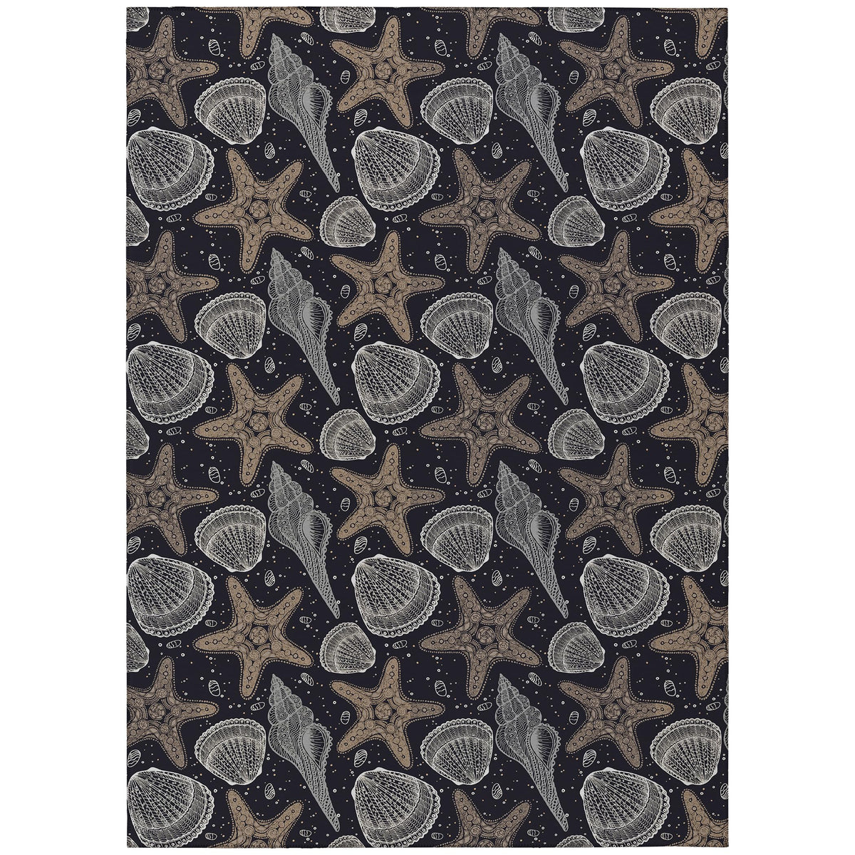 Addison Rugs Surfside Asr34 Midnight 8' X 10' Indoor Outdoor Area Rug, Easy Clean, Machine Washable, Non Shedding, Bedroom, Living Room, Dining Room, Kitchen, Patio Rug