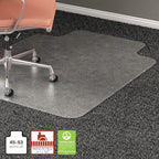 Lorell, Llr69166, Wide Lip Medium Pile Chairmat, 1 Each, Clear