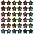 Sicohome Number Spot Markers Stickers,4' Line Up Spots For Classroom Floor,36Pcs Line Up Stickers Classroom Floor For Preschool