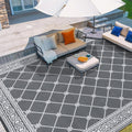 Hiiarug Outdoor Rugs 8'X10' For Patios Waterproof Rv Mats Camping Rug Outdoor Area Rug Lightweight Portable Outdoor Plastic Stra
