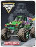 Jay Franco Monster Jam Kid'S Throw Blanket, Plush 46' X 60' Throw Blanket For Boys & Girls, Soft Fleece Throw Blanket For Todd