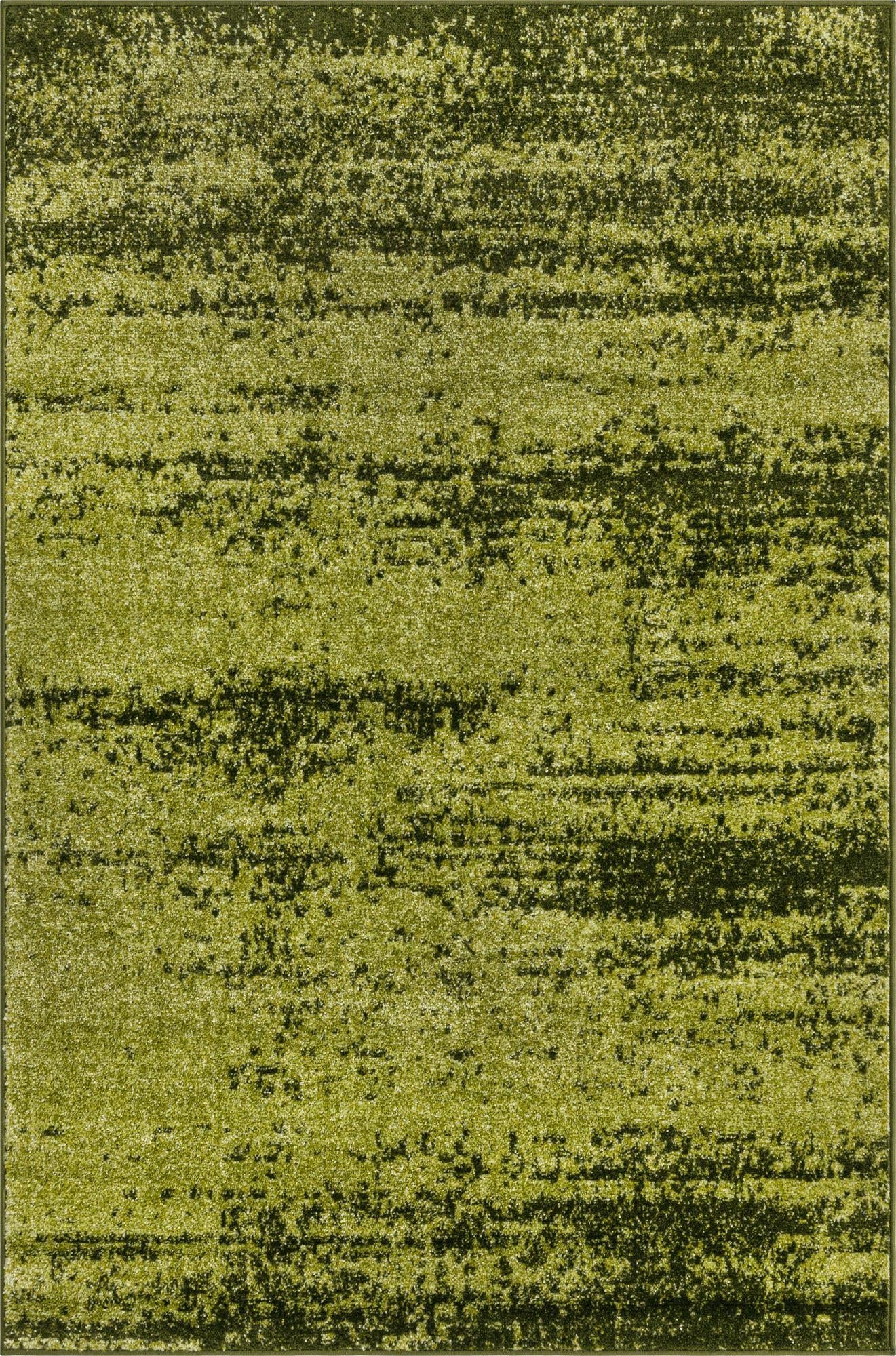 Unique Loom Del Mar Collection Area Rug - Lucille (4' 1'' X 6' 1'' Rectangle, Green/ Hunter Green)