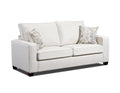American Furniture Classics Relay Linen Sleeper with Two Throw Pillows Sofas, Soft Washed Cream Tweed