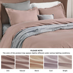 Bedsure Dusty Rose Duvet Cover King Size - Soft Double Brushed Duvet Cover For Kids With Zipper Closure, 3 Pieces, Includes 1 Du