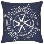 Rizzy Home | T06392 | Poly Fill Decorative Pillow | 18"X18" Blue Youth