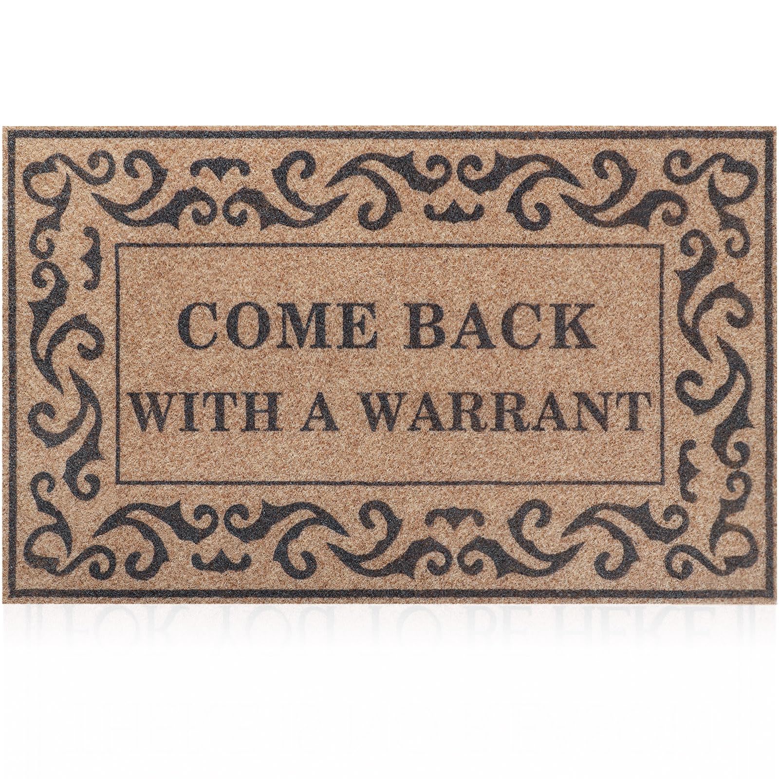 Front Door Mat For Home Entrance Entryway Door Mat Funny Durable Indoor Outdoor Welcome Mat Non Slip Rubber Backing Mats Easy To