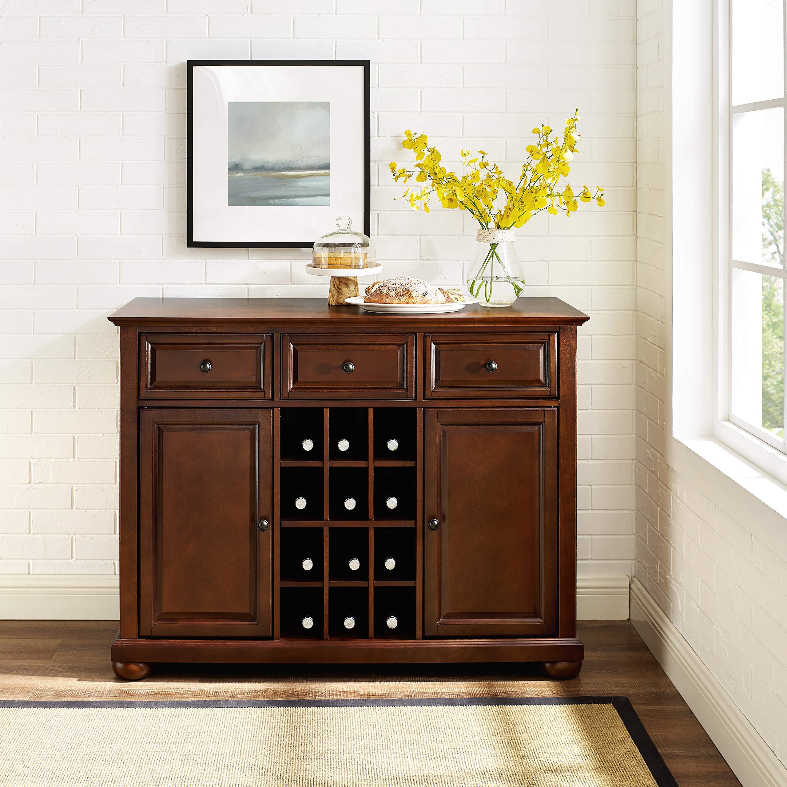 Crosley Furniture Alexandria Wine Buffet/Sideboard