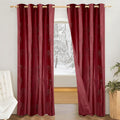 Amazon Brand  Solimo Polyester 100% Blackout Emboss Long Door Tree Print Curtains| 9 Feet |Set of 2| Emboss Tree Print Design|f