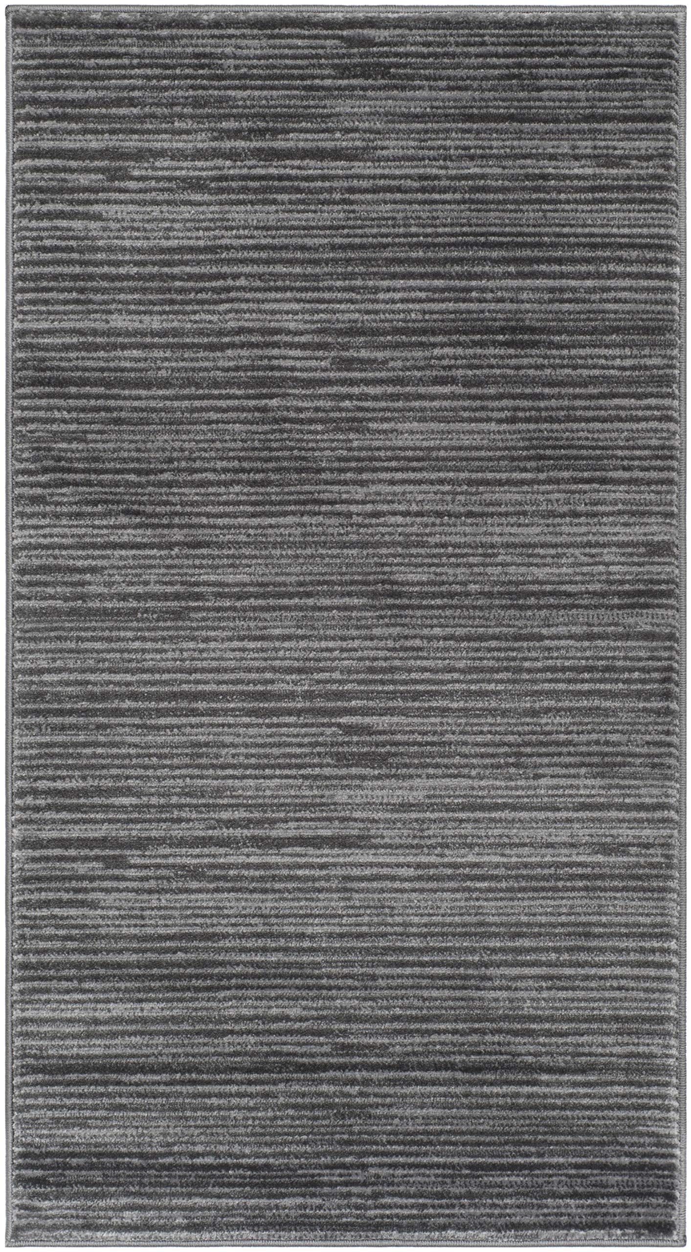 SAFAVIEH Vision Collection Accent Rug - 2'2'' x 4', Grey, Modern Ombre Tonal Chic Design, Non-Shedding & Easy Care, Ideal for Hi