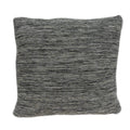 HomeRoots 95% Cotton, 5% Lurex Parkland Collection Diani Transitional Grey Pillow Cover with Poly Insert