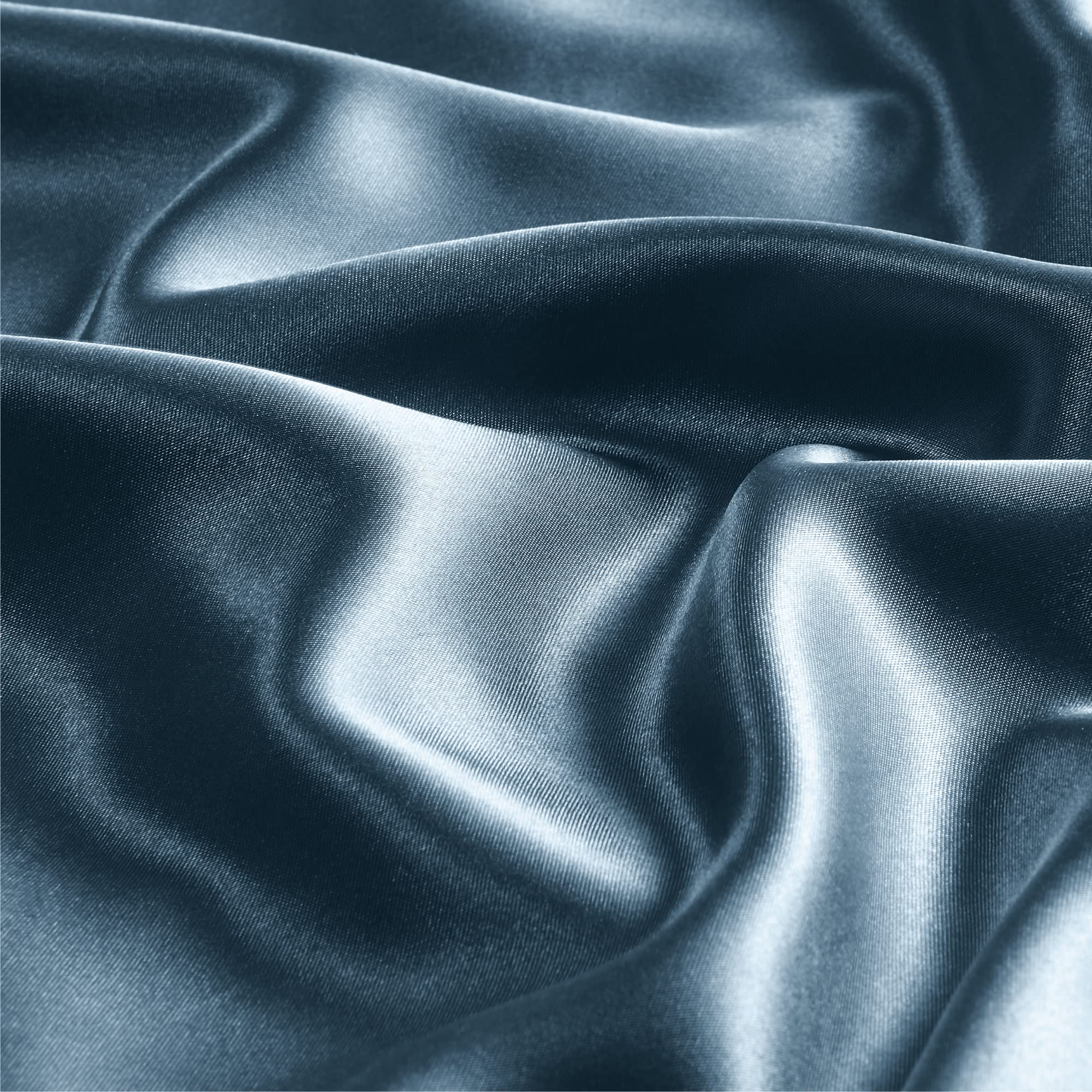 Bedelite Satin Silk Body Pillow Pillowcase For Hair And Skin, Premium And Silky Bluesteel Long Body Pillow Case Cover 20X54 With
