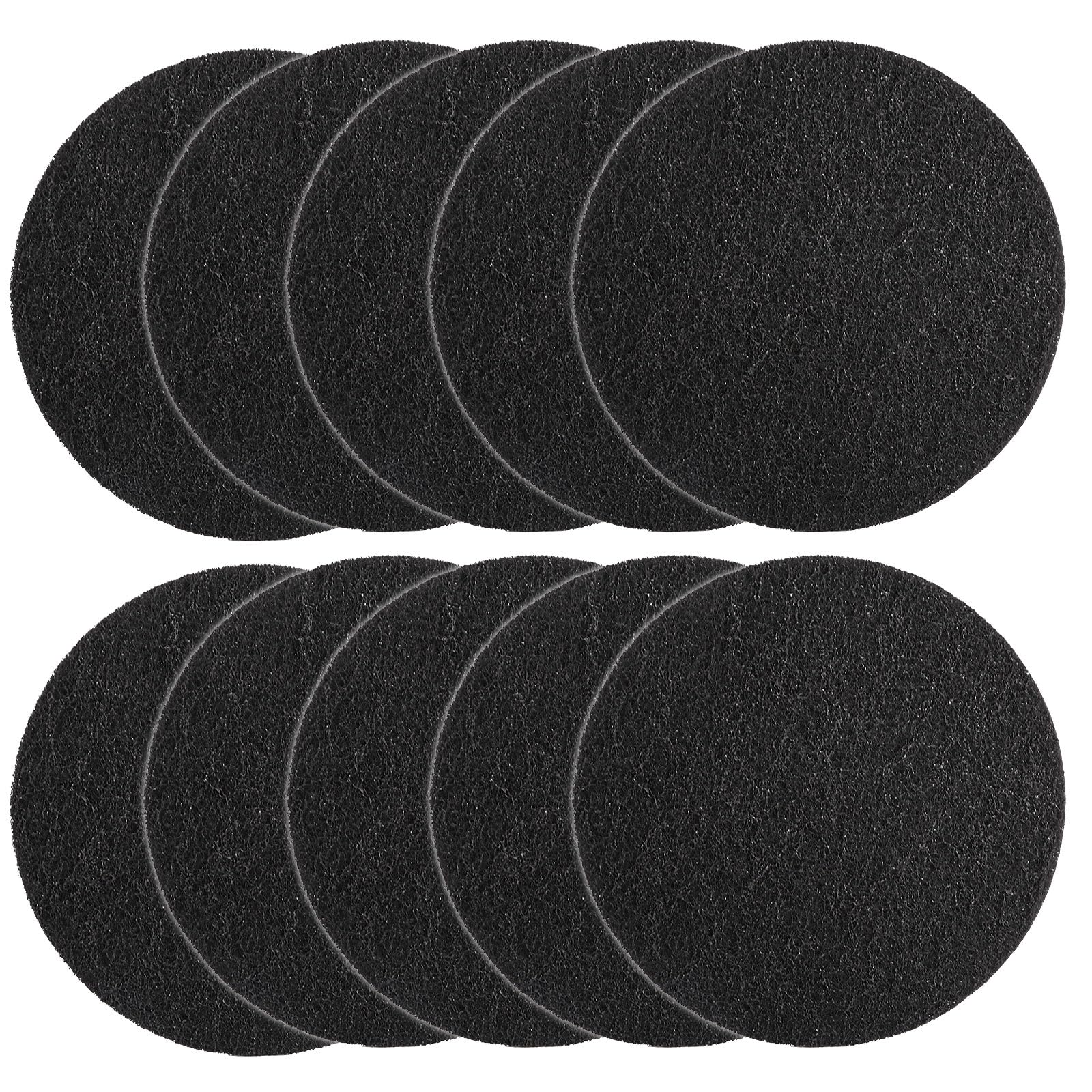 Charcoal Filters for Kitchen Compost Bin, 10 Pack Compost Filters for Countertop Bin Pail Replacement, Activated Charcoal Home B