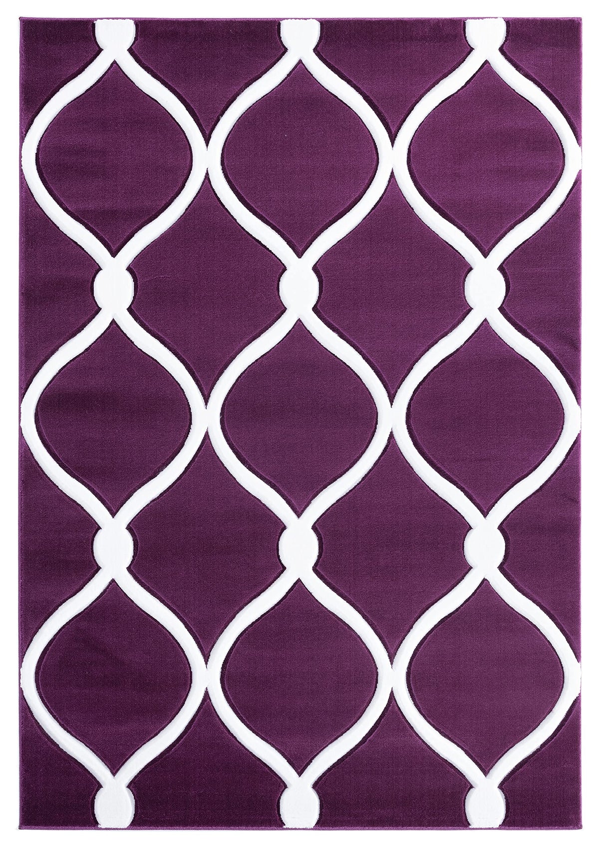 United Weavers Of America Bristol Rodanthe Plum Accent Rug, 110 Inch  X 28 Inch