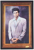 Buyartforless Work Framed Cosmo Kramer Portrait-Seinfeld TV Show 36x24 Art Print Poster Wall Decor Humor Famous Painting Pop Cul