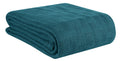 Glamburg 100% Cotton Bed Blanket, Breathable Bed Blanket Queen Size, Cotton Thermal Blankets Full - Queen Size, Perfect For Laye
