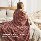 Bedsure Pink Throw Blanket For Women - Super Soft & Cozy, Fleece Blankets For Girls, Ideal For Couch & Bed, Dusty Pink, 50X60 Inches