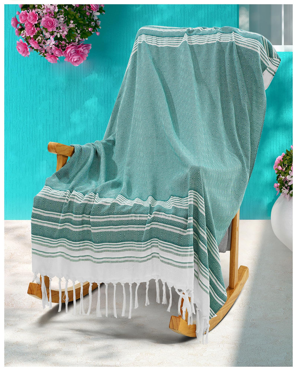 Teal Soft Throw Blanket Bedroom Decoration Living Room Accessories Sofa Couch Cover Chair Apartment Essential Home Finds House Goods Coastal Ocean Beach Teal Fall Turquoise Mermaid Nursery Decoration