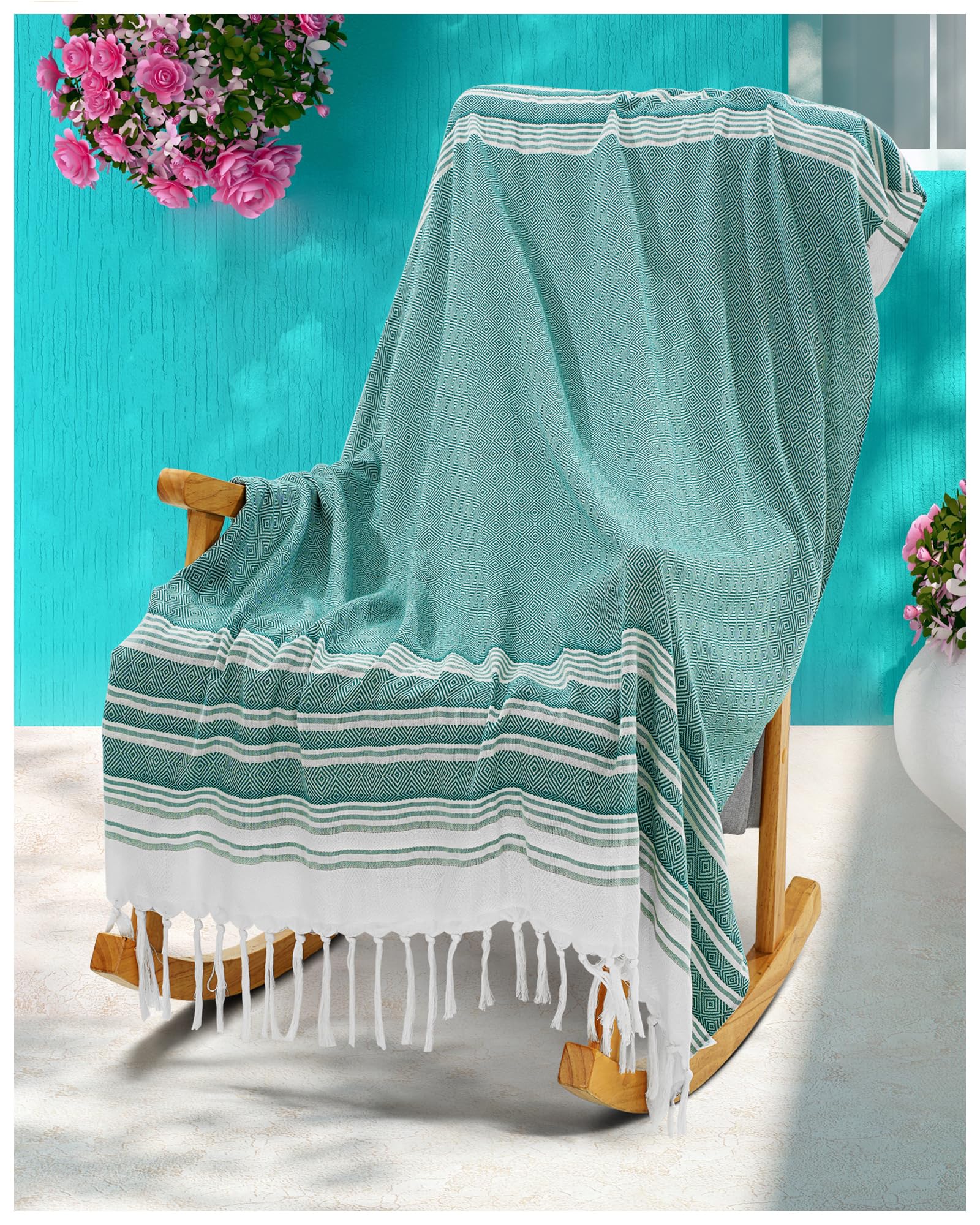 Teal Soft Throw Blanket Bedroom Decoration Living Room Accessories Sofa Couch Cover Chair Apartment Essential Home Finds House Goods Coastal Ocean Beach Teal Fall Turquoise Mermaid Nursery Decoration