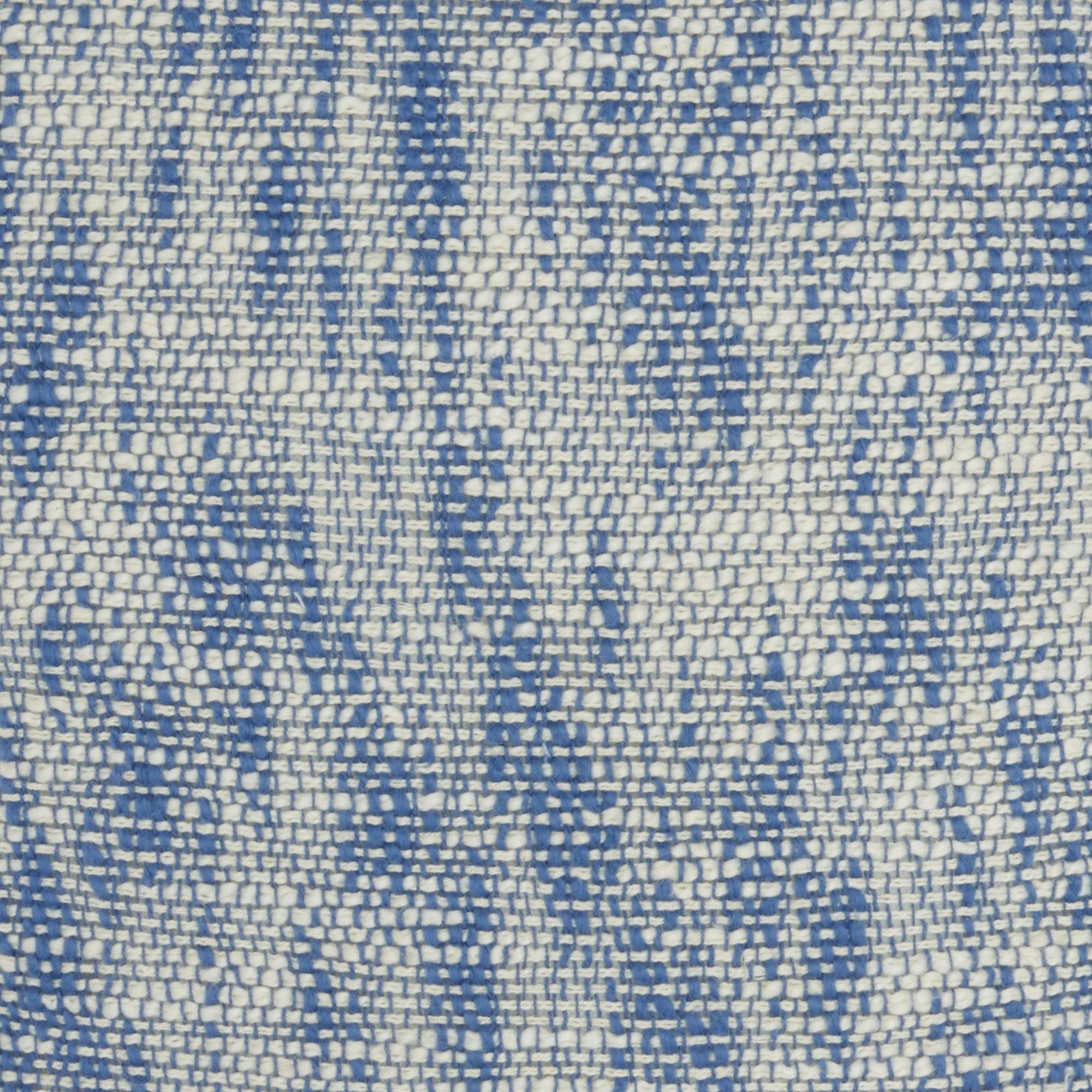 HomeRoots 100% Cotton Blue and Ivory Abstract Pattern Throw Pillow