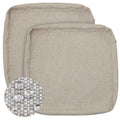 Gueglsa Replacement Outdoor Cushion Covers 25X25X5 Inch, Water Repellent Patio Seat Cushion Slipcovers, High Uv Resistant Chair