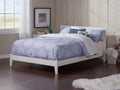 AFI, Orlando, Low Profile Wood Platform Bed, Full, White