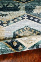 HomeRoots 8' X 10' Seafoam Lodge Area Rug