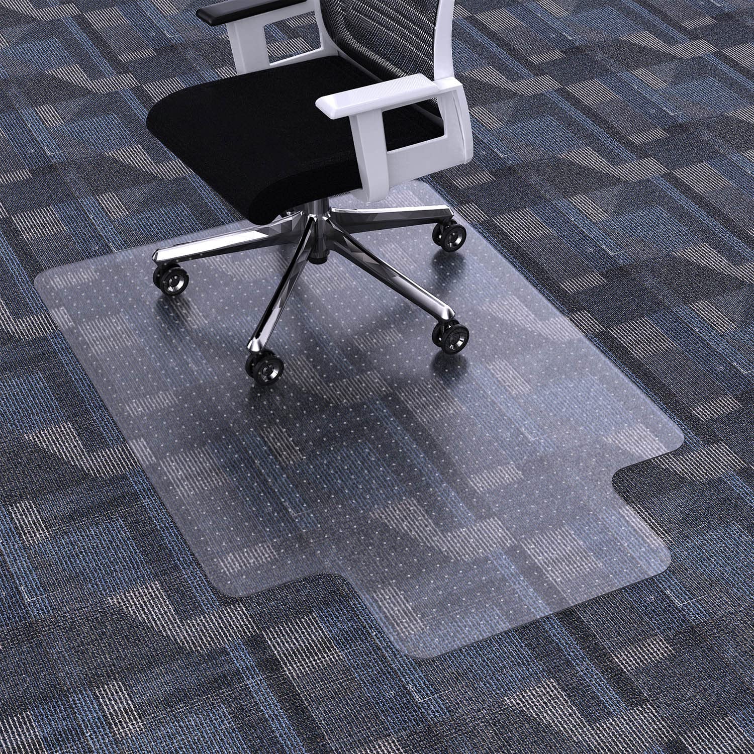 Futurhydro Office Chair Mat For Carpet - 30' X 48' Computer Desk Chair Mats For Carpeted Floors, Easy Glide Rolling Plastic Fl