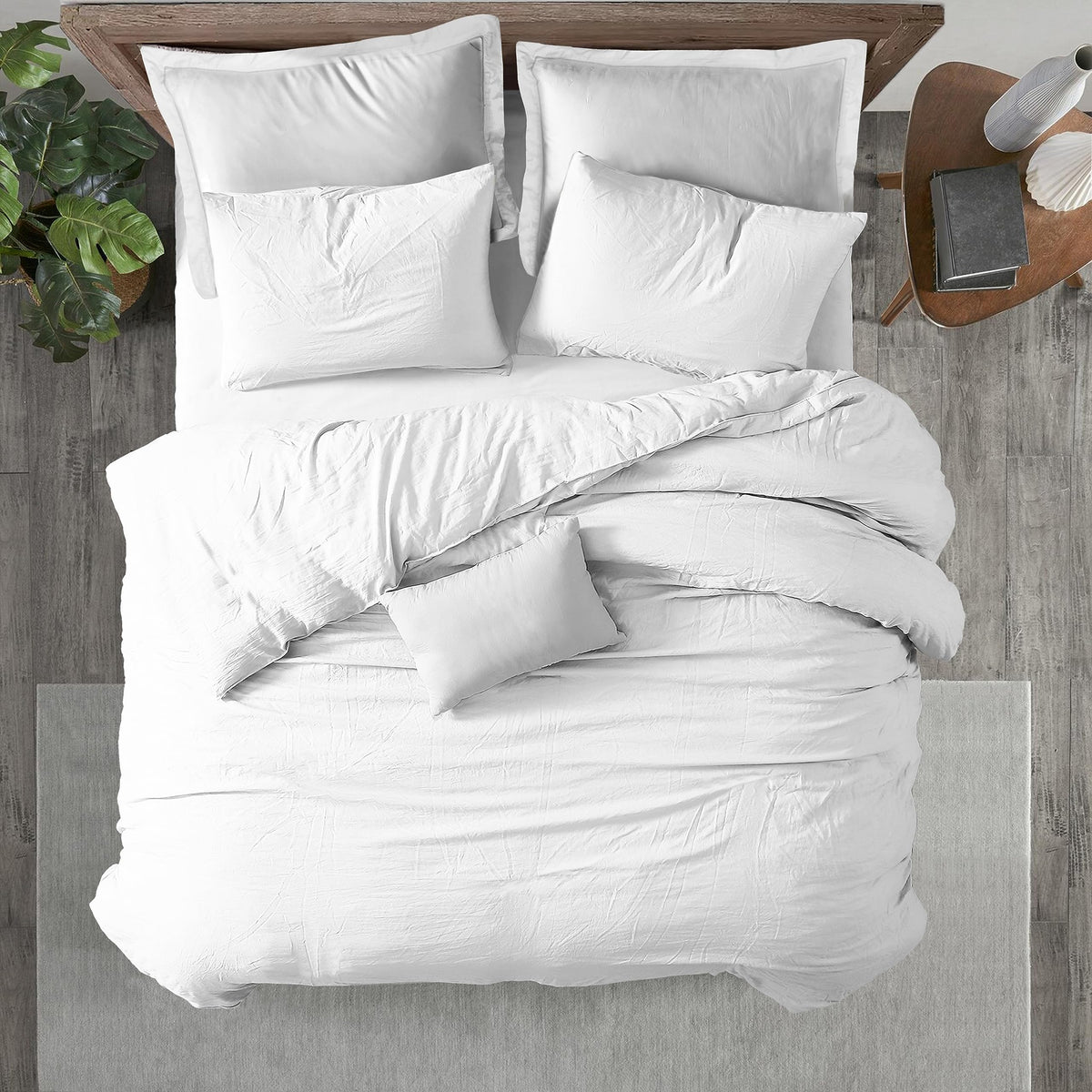 Kotton Culture 600 Thread Count 100% Egyptian Cotton Premium Duvet Cover Only - Breathable All Season Comforter Cover With Zippe