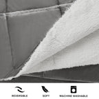 Ugg 00517 Blissful Full-Queen Comforter Set Reversible Comforter And Pillow Shams Machine Washable Soft Cozy Bedding Queen Size