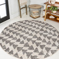 JONATHAN Y MOH206B-6R Aisha Moroccan Triangle Geometric Area Rug, Contemporary, Modern, Scandinavian, Minimalistic for Living Ro