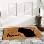 Calloway Mills 105462436 Wisconsin Doormat, 24' X 36', Natural/Black