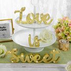 Love Is Sweet Table Decor Hollow Love Sign Wooden Love Is Sweet Sign For Dessert Table Freestanding Love Wood Sign Love Is Sweet