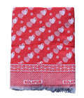 Mandhania Mayur Solapur Chaddar 100% Cotton Dailyuse Single Bed Blanket Pack of 1 Maroon
