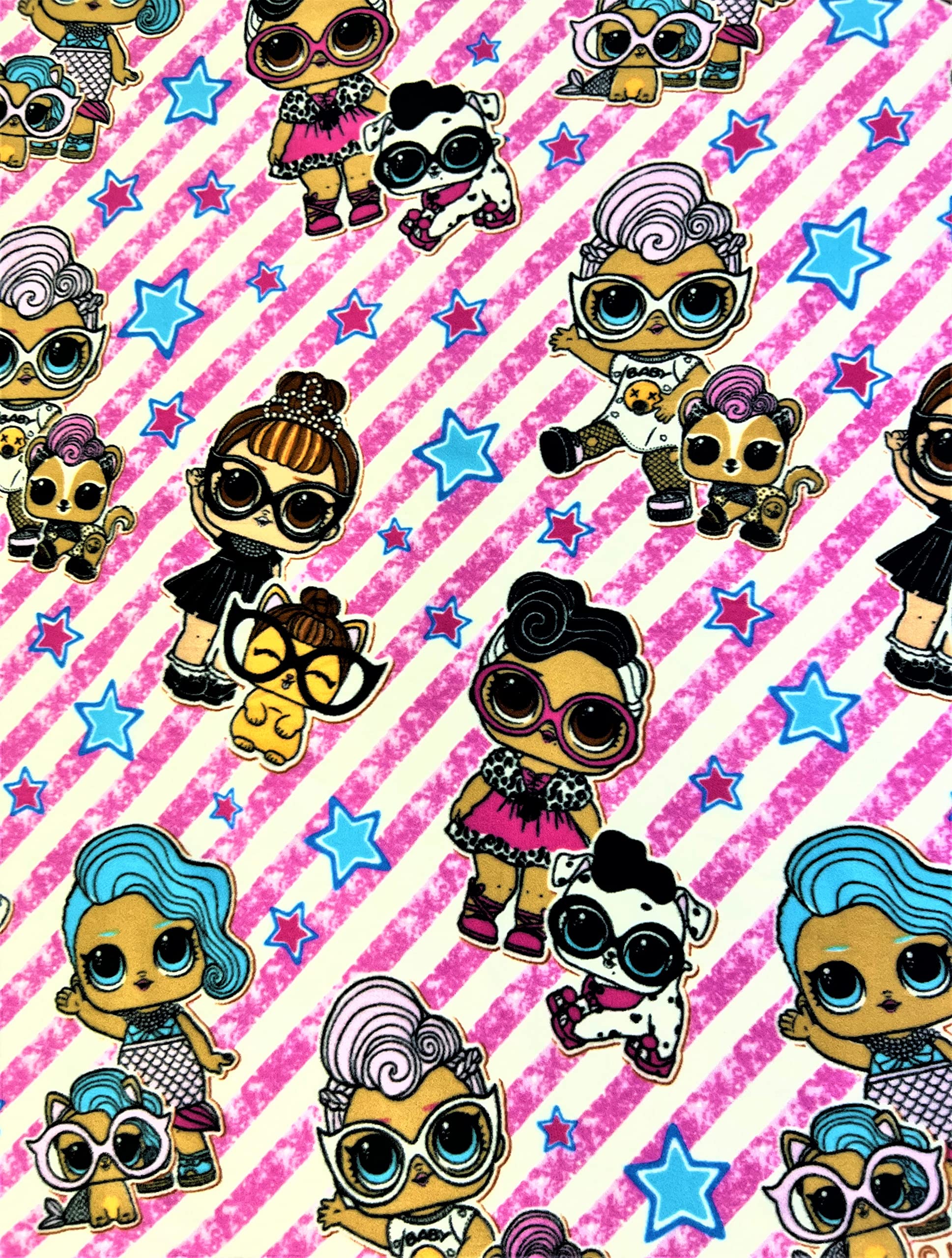 Girls Surprise Dolls Squad Goals Throw Blanket