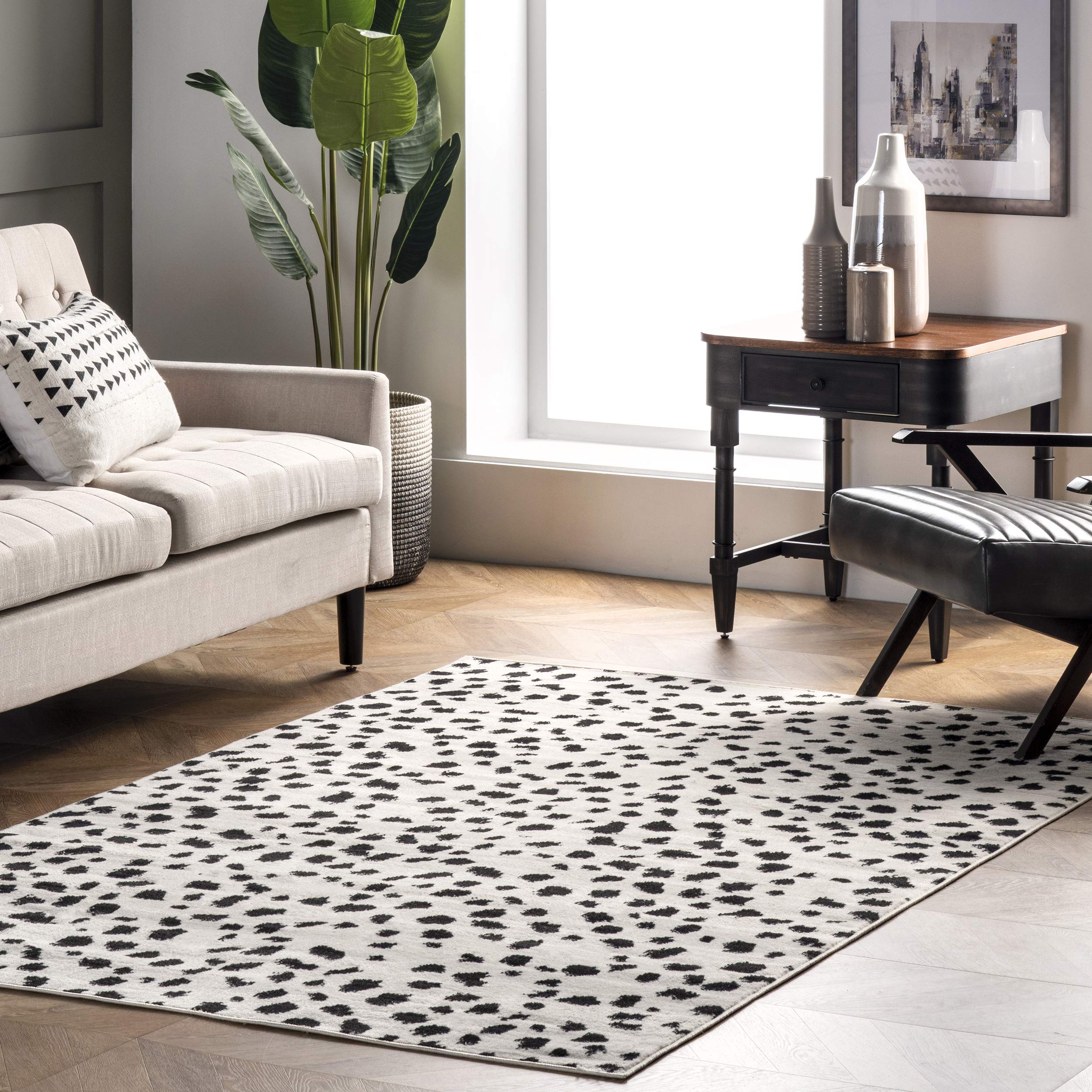 nuLOOM Brooks Leopard Print Area Rug, 5x8, Beige