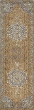 HomeRoots 108 X 156 Coffee Wool Rug